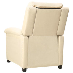 Poltrona Reclinabile in Tessuto Crema 342348