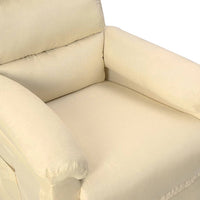 Poltrona Reclinabile in Tessuto Crema 342348