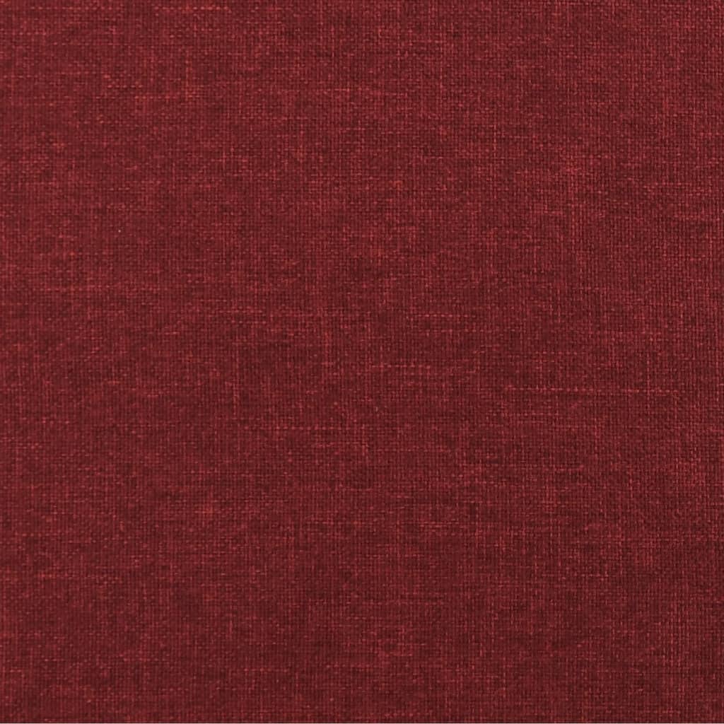 Poltrona Massaggiante Elettrica Rosso Vino in Tessuto 342354