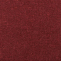 Poltrona Massaggiante Elettrica Rosso Vino in Tessuto 342354