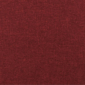 Poltrona Massaggiante Elettrica Rosso Vino in Tessuto 342354