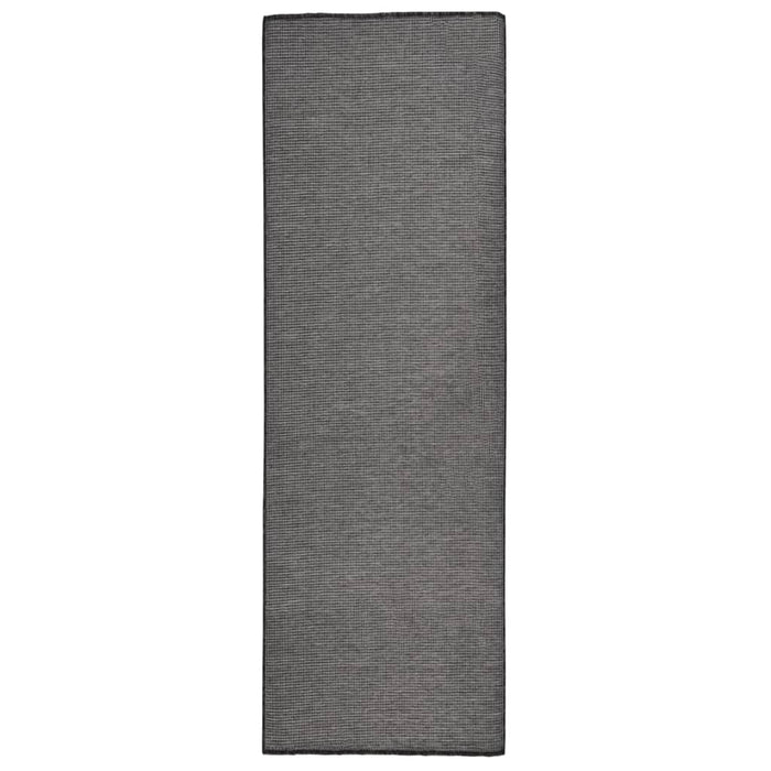 Tappeto da Esterni a Tessitura Piatta 80x250 cm Grigio cod mxl 68086