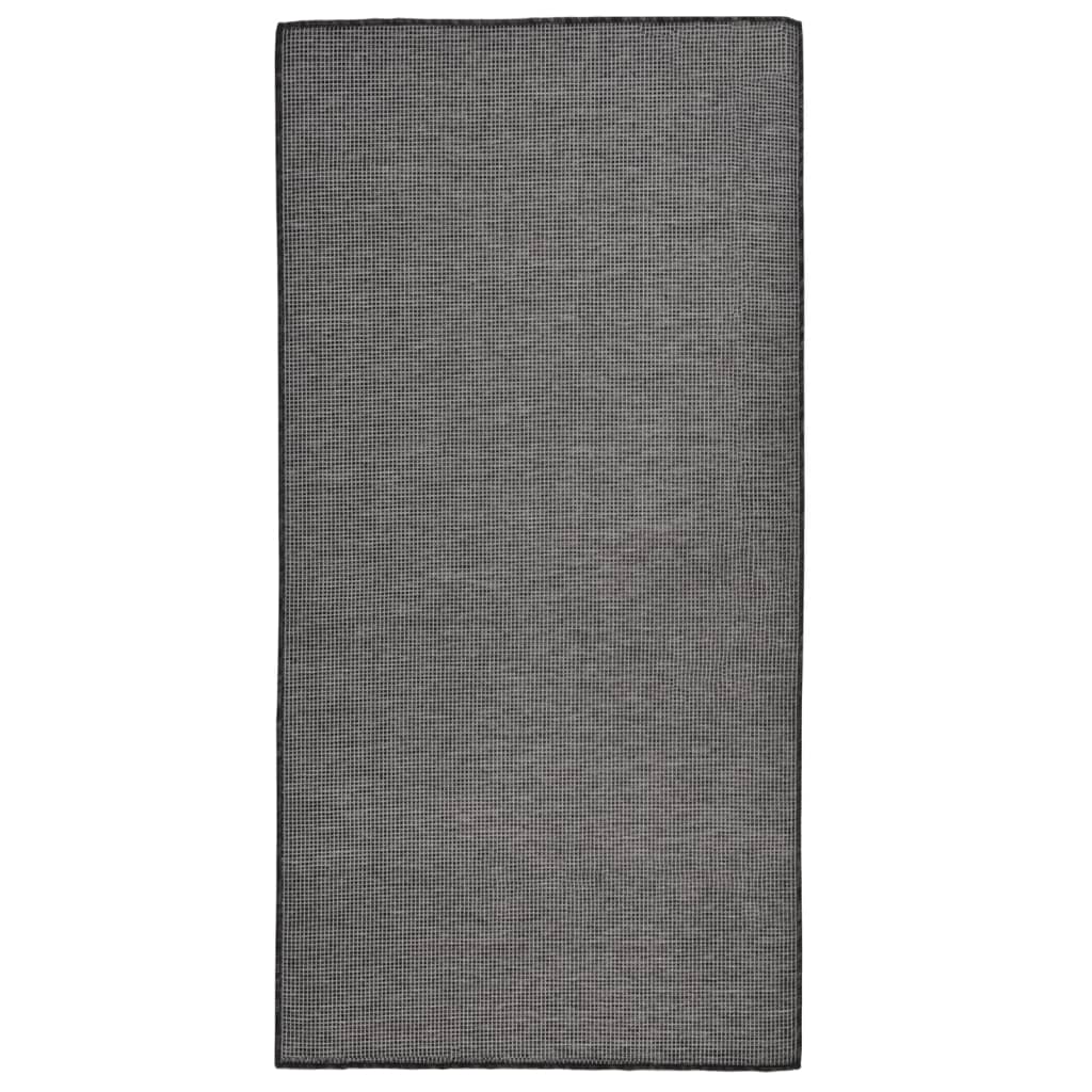 Tappeto da Esterni a Tessitura Piatta 100x200 cm Grigio cod mxl 63125