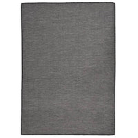 Tappeto da Esterni a Tessitura Piatta 140x200 cm Grigio cod mxl 74654