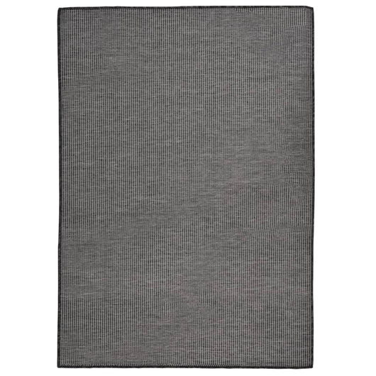 Tappeto da Esterni a Tessitura Piatta 140x200 cm Grigio cod mxl 74654