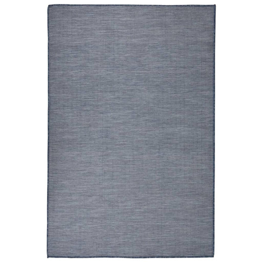 Tappeto da Esterni a Tessitura Piatta 120x170 cm Blu cod mxl 69701