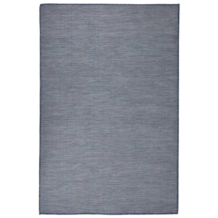 Tappeto da Esterni a Tessitura Piatta 120x170 cm Blu cod mxl 69701