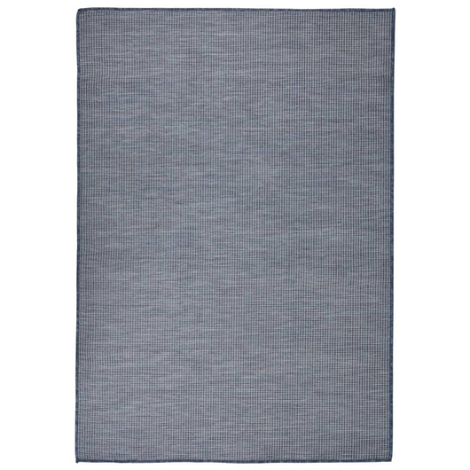 Tappeto da Esterni a Tessitura Piatta 160x230 cm Blu cod mxl 61005