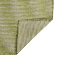 Tappeto da Esterni a Tessitura Piatta 160x230 cm Verde 340811