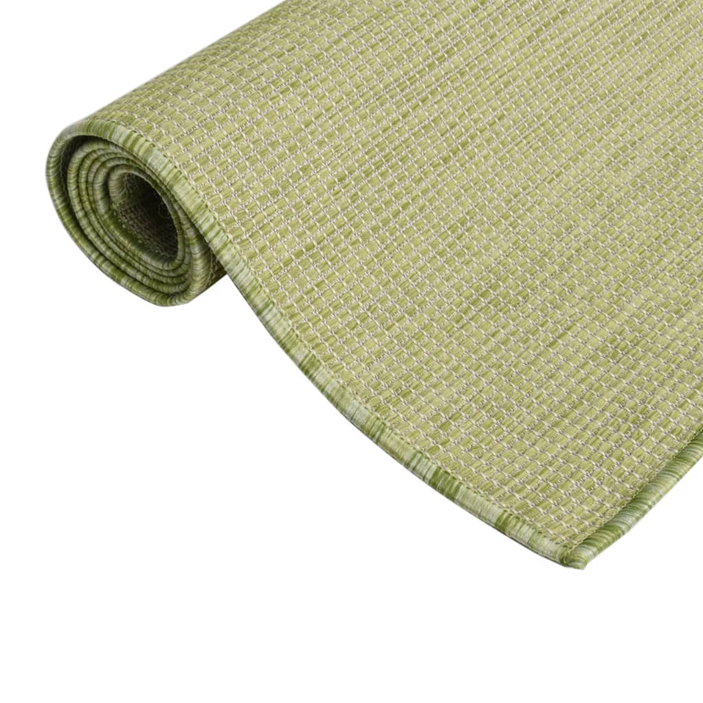 Tappeto da Esterni a Tessitura Piatta 160x230 cm Verde cod mxl 68641
