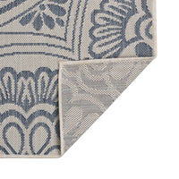 Tappeto da Esterni a Tessitura Piatta 160x230 cm Motivo Blu