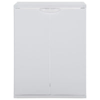 Mobile per Lavatrice Bianco 68,5x64,5x88 cm in PVC 340986