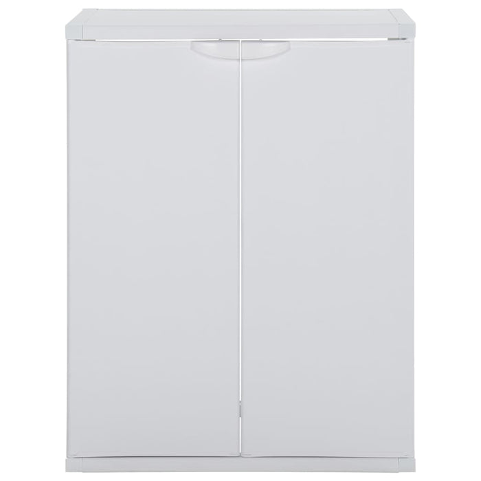 Mobile per Lavatrice Bianco 68,5x64,5x88 cm in PVC 340986