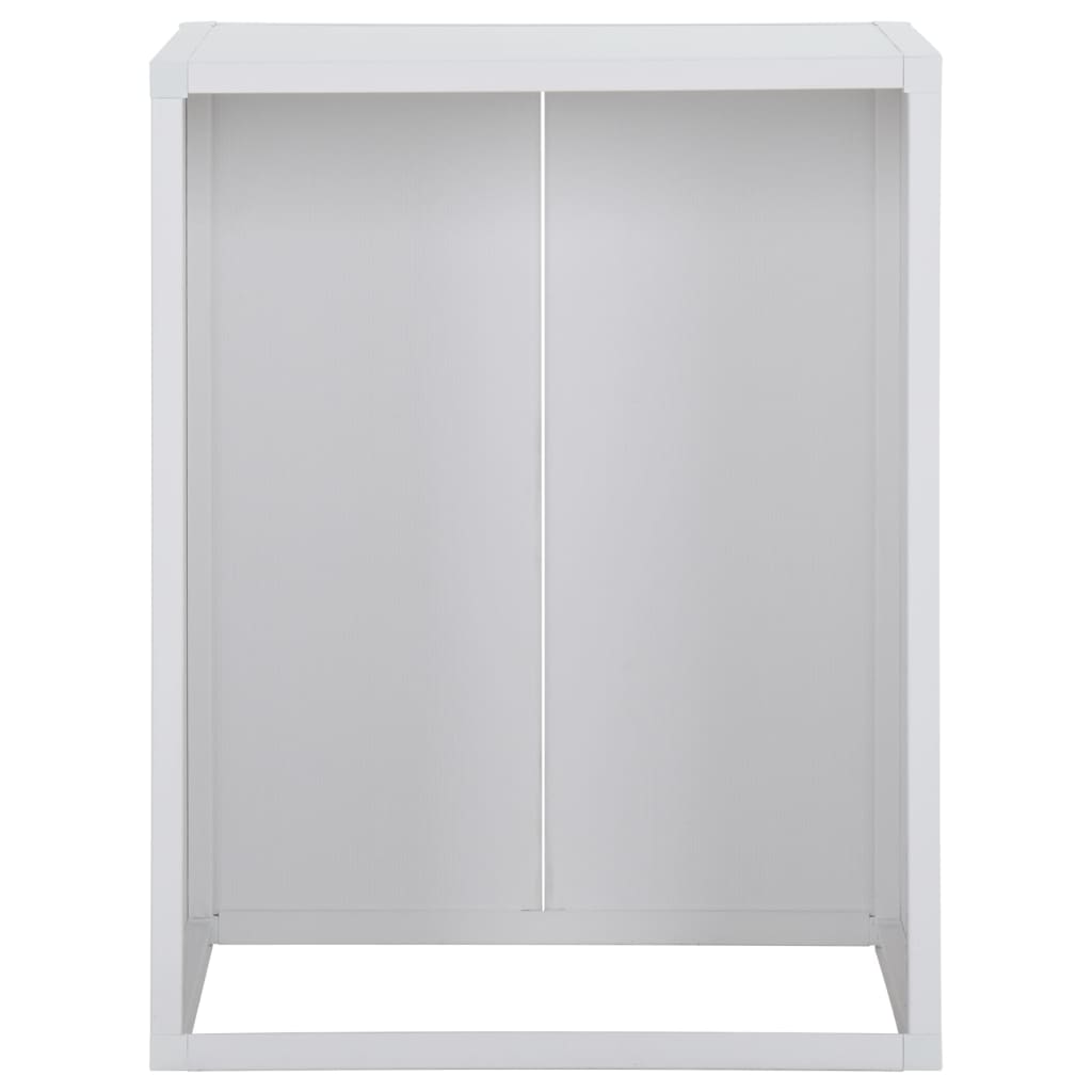Mobile per Lavatrice Bianco 68,5x64,5x88 cm in PVC 340986