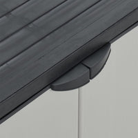 Armadio per Rifiuti da Giardino Grigio e Nero 68x40x85 cm in PP 340987
