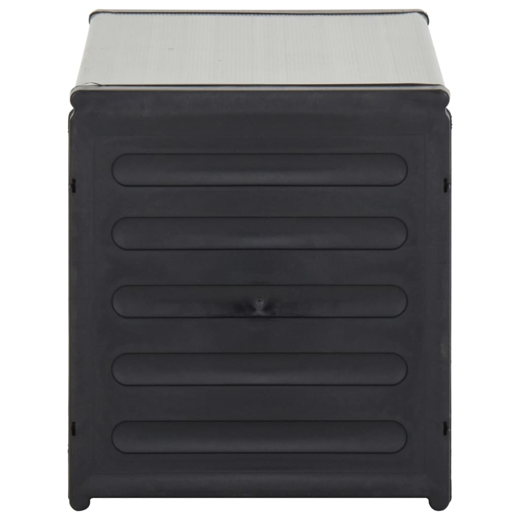 Mobile per rifiuti da giardino 85 x 34 x 40 cm grigio 02_0006065