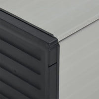 Contenitore per Rifiuti da Giardino-Bidone per rifiuti da giardino Grigio 85x34x40 cm