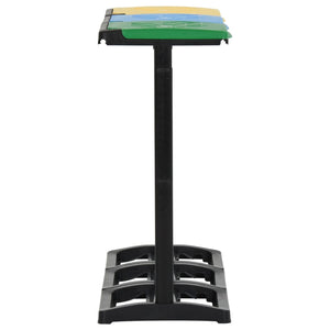 Supporti Sacchi Rifiuti con Coperchio 240-330 L Multicolori PP