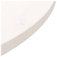 Piano Tavolo Bianco Ã˜70x2,5 cm in Legno Massello di Pino cod mxl 76165