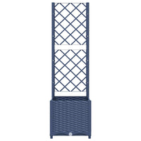 Fioriera da Giardino con Graticcio Grigio Scuro 40x40x136 cm PP cod mxl 52030