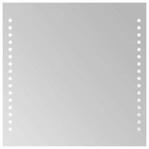 Specchio da Bagno con Luci LED 30x30 cm cod mxl 67492
