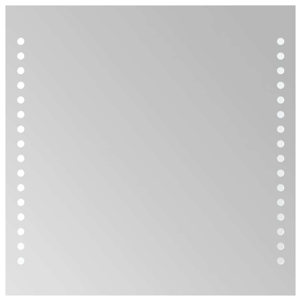 Specchio da Bagno con Luci LED 30x30 cm 151718