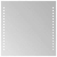 Specchio da Bagno con Luci LED 30x30 cm 151718