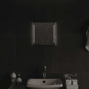 Specchio da Bagno con Luci LED 30x30 cm 151718