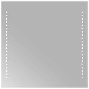 Specchio da Bagno con Luci LED-Specchio per Bagno 40x40 cm 228219