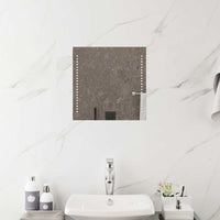 Specchio da Bagno con Luci LED 40x40 cm 151719