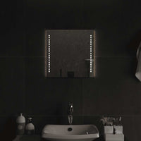 Specchio da Bagno con Luci LED-Specchio per Bagno 40x40 cm 228219
