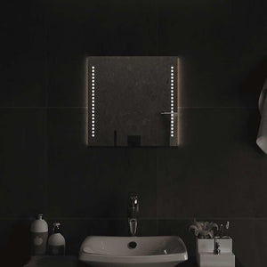 Specchio da Bagno con Luci LED 40x40 cm 151719