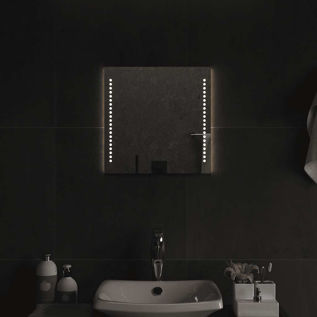 Specchio da Bagno con Luci LED 40x40 cm cod mxl 46746