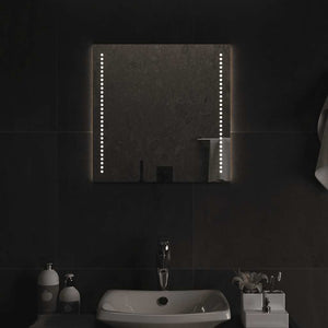Specchio da Bagno con Luci LED 50x50 cm