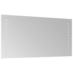 Specchio da Bagno con Luci LED 40x20 cm 151722