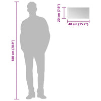 Specchio da Bagno con Luci LED 40x20 cm 151722