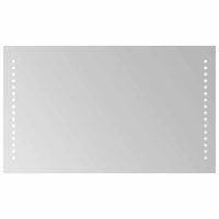 Specchio da Bagno con Luci LED 50x30 cm 151723