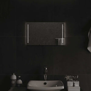 Specchio da Bagno con Luci LED 50x30 cm cod mxl 67503