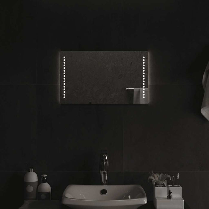Specchio da Bagno con Luci LED-Specchio per Bagno 50x30 cm 257839