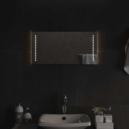 Specchio da Bagno con Luci LED 60x30 cm cod mxl 67490