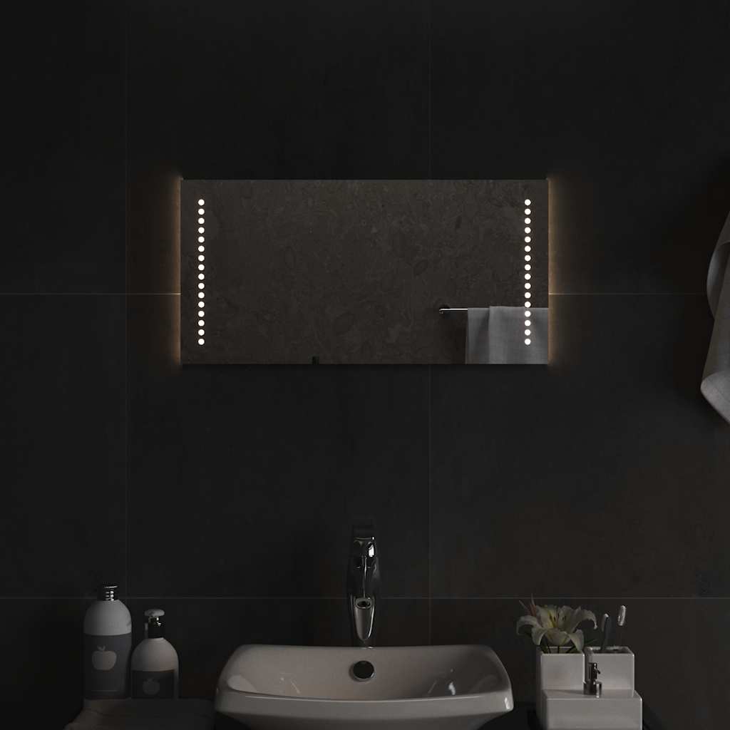 Specchio da Bagno con Luci LED-Specchio per Bagno 60x30 cm 349574