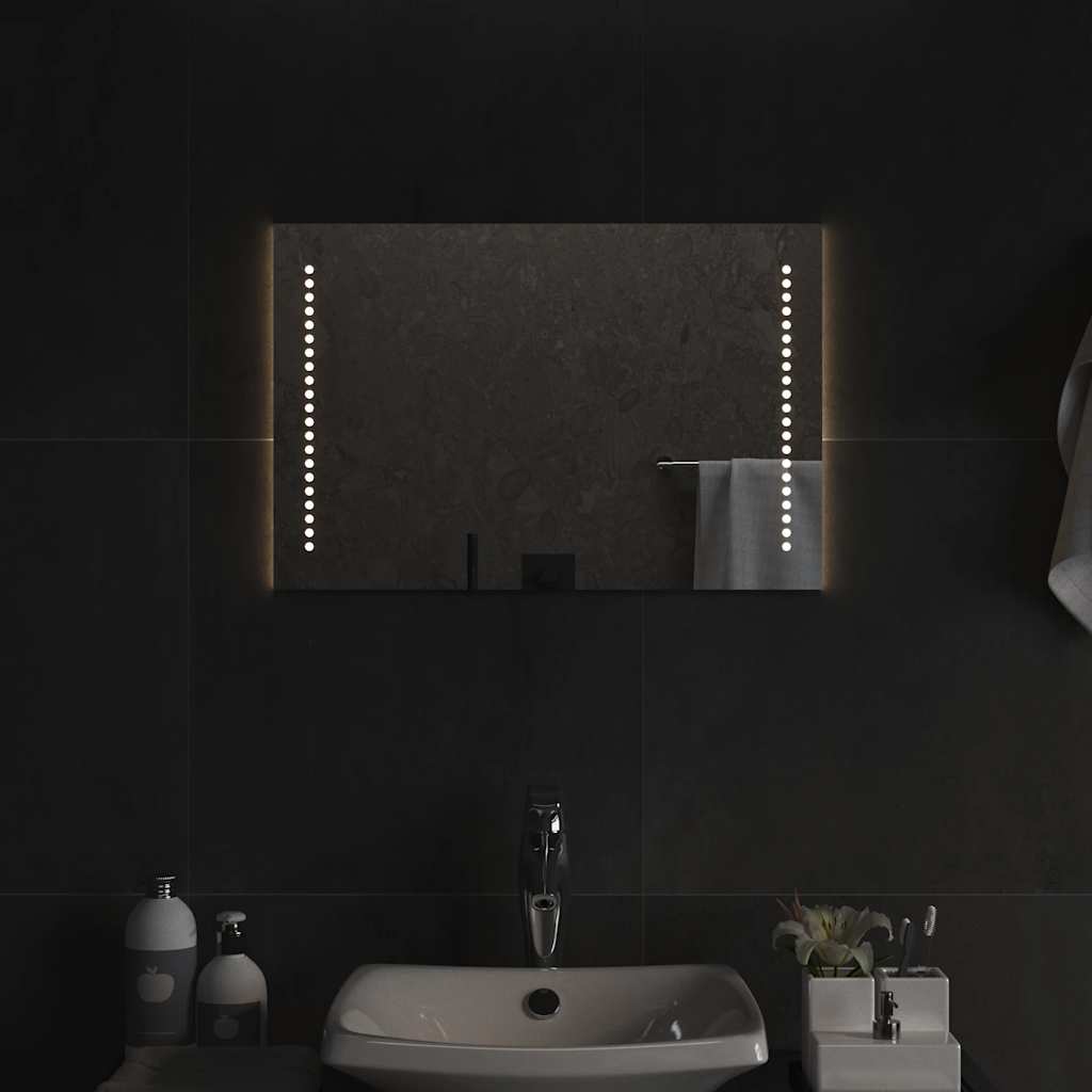 Specchio da Bagno con Luci LED 60x40 cm 151725