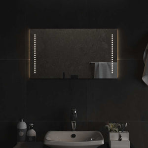 Specchio da Bagno con Luci LED-Specchio per Bagno 70x40 cm 386076
