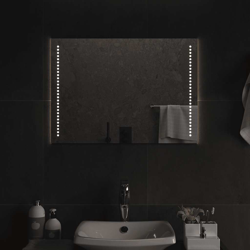 Specchio da Bagno con Luci LED 70x50 cm cod mxl 42932