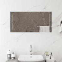 Specchio da Bagno con Luci LED 80x40 cm 151728