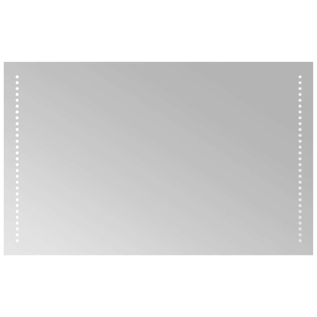 Specchio da Bagno con Luci LED 80x50 cm 151729