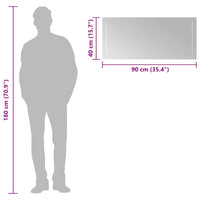 Specchio da Bagno con Luci LED 90x40 cm 151731