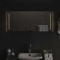 Specchio da Bagno con Luci LED-Specchio per Bagno 90x40 cm 596239