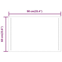 Specchio da Bagno con Luci LED 90x60 cm cod mxl 67519