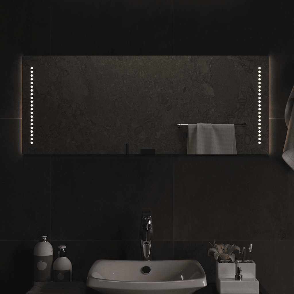 Specchio da Bagno con Luci LED 100x40 cm 151734